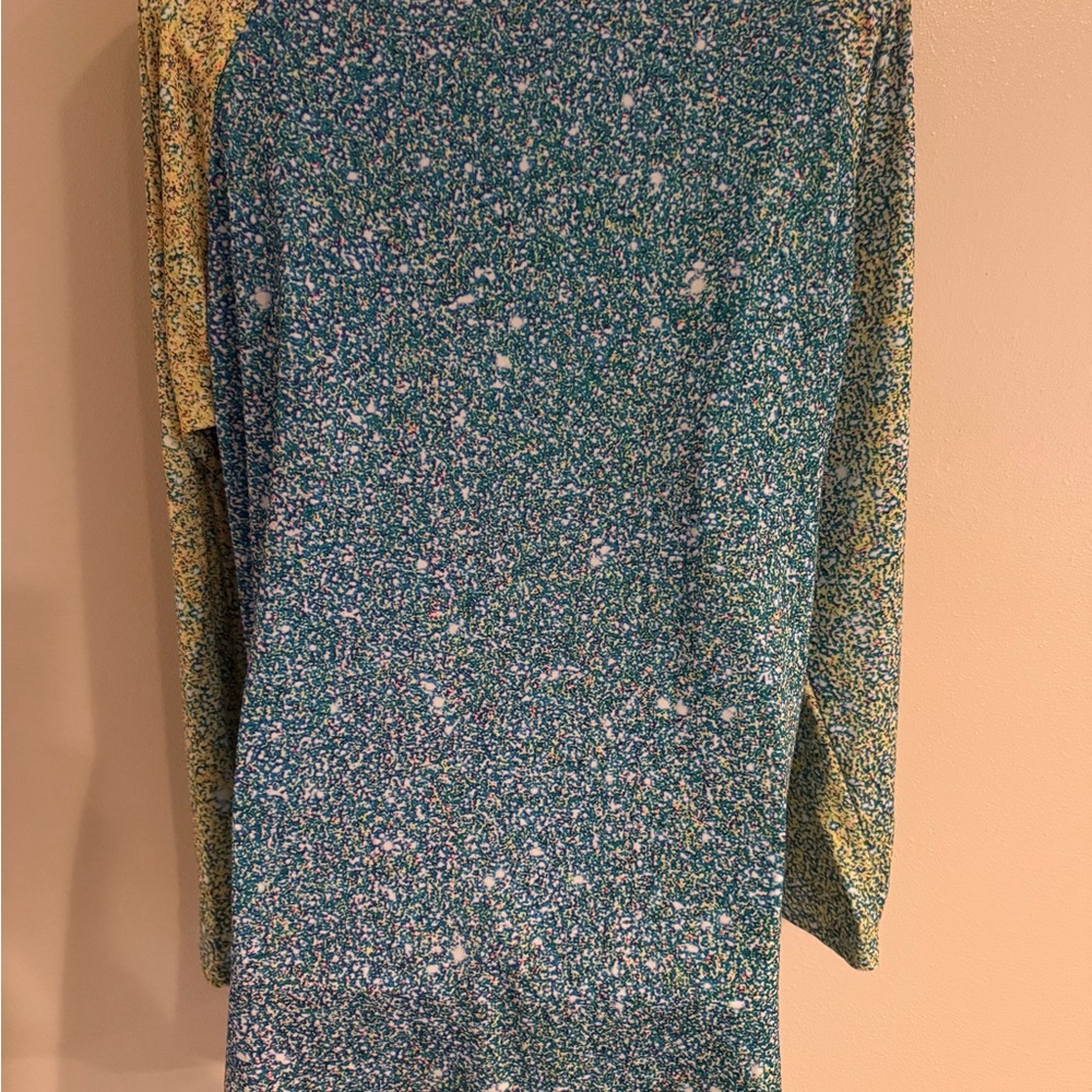 New Lily Firmiana Womens Abstract Artsy Tunic Top Colorful Size 1XL - Picture 2 of 7